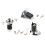 Oval 6.35mm Output Jacks Plate Socket Output Input Jacks Plate 7