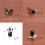 Oval 6.35mm Output Jacks Plate Socket Output Input Jacks Plate 4