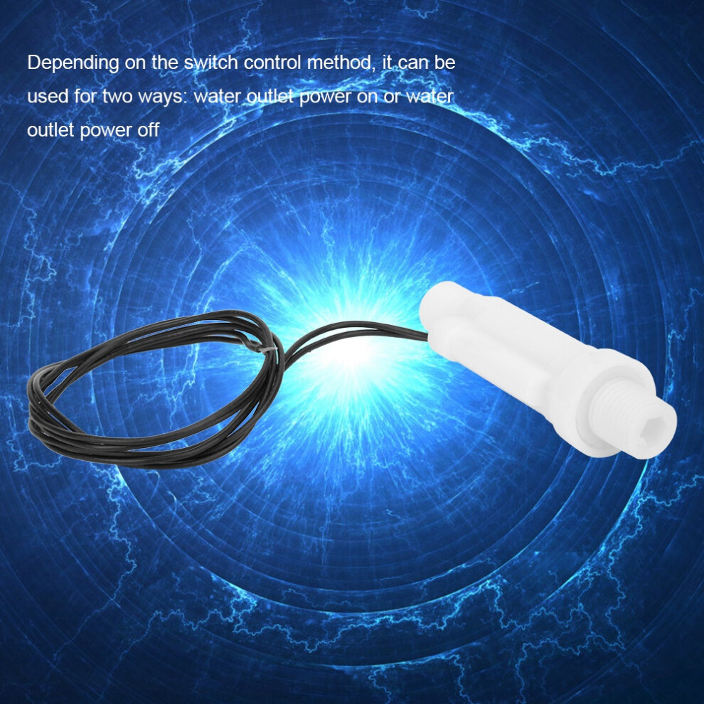 Water Flow Sensor Switch G1/4In Pp Plastic For Water Purifier Fs-1/4-1 4651349303732