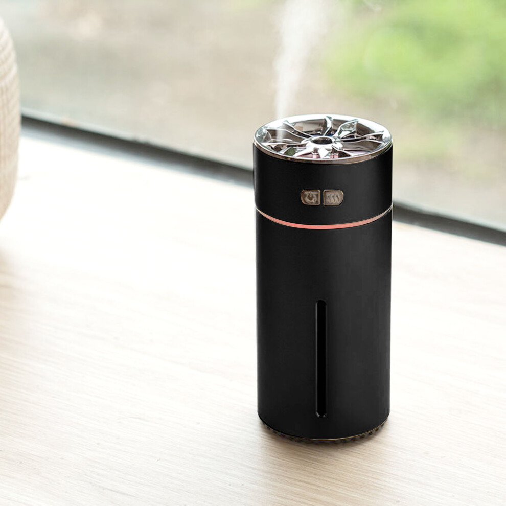 Portable Aromatherapy Car Diffuser 300Ml Aluminum Black 9411349305144