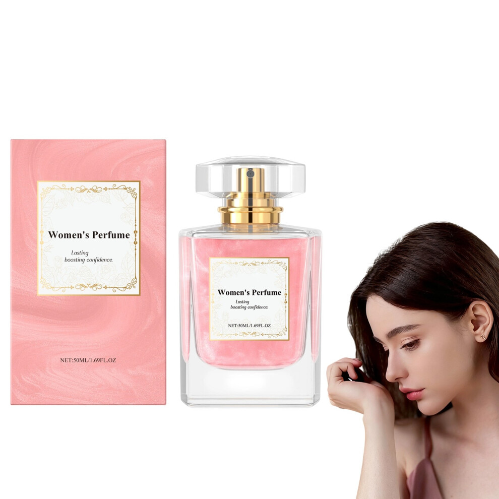 (Multi-color) Rose Perfume Spray Lasting Fragrances Unique Fragrances Confident Elegant Temperament Enhance Lasting Attraction 50ml