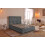 (Single, Grey) Budapest Velvet Bedframe with Optional Ottoman Storage - Classic & Modern 1