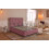 (Single, Pink) Budapest Velvet Bedframe with Optional Ottoman Storage - Classic & Modern 1