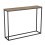 (Grey) Modern Wooden Console Table with Metal Legs 5