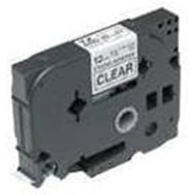Cinta adhesiva laminada - BROTHER - TZe-S131 - 12 mm - Negro sobre Transparente - 8 m