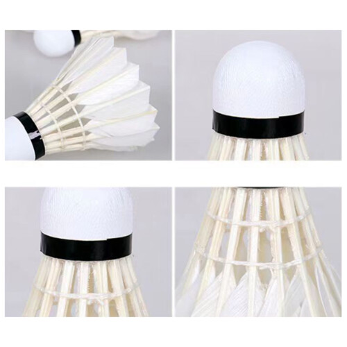 12 Pcs Professional Duck Feather Badminton Shuttlecocks 2