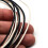 2m 6.5ft (Black and White) Cloth-covered Stranded Pushback 22Awg 6