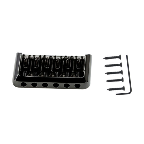 6 String Electric Guitar Bridge with Screws &Wrench Fixed