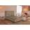 (Double, Beige) Budapest Velvet Bedframe with Optional Ottoman Storage - Classic & Modern 1
