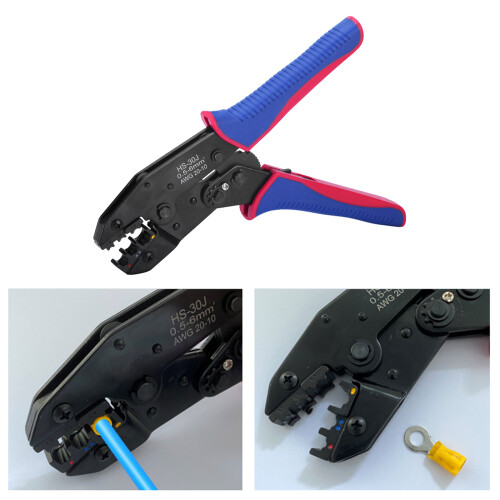 Crimp Terminals Cable Lugs Assortment Kits Crimping Pliers with 1