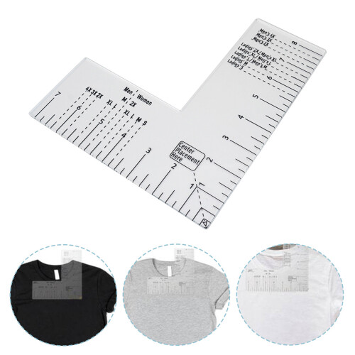 Tshirt Rulers Guide Left Chest Placement Tool T Shirt Rulers 1