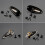 Guitar Pickup Output Jacks Socket Plate with Roller Style Guitar 4