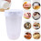 Flour Dispenser Jar Efficient Flour Dredger Powder Sugar Shaker 2