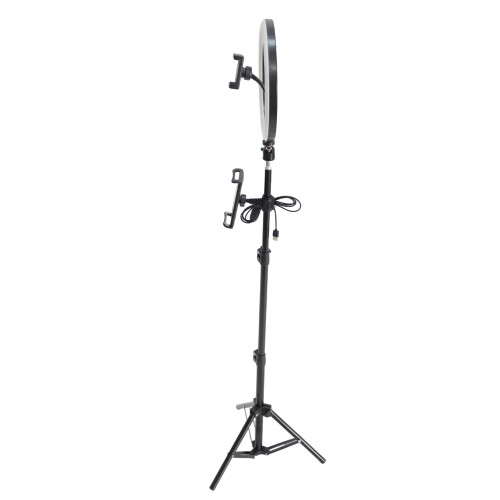 26cm Dimmable LED Ring Light Kit with Tripod & Phone/Tablet Holders