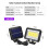 100COB Solar Motion Sensor Wall Lamp Waterproof Garden Security Light Black 5
