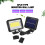 100COB Solar Motion Sensor Wall Lamp Waterproof Garden Security Light Black 6