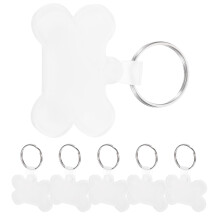 18 stück sublimation schlüsselanhänger rohlinge diy geschenk