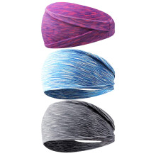 3-teiliges Set elastische Stirnbänder Yoga Outdoor Haarbänder