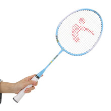Blaue Aluminium-Comic-Badminton-Schläger für Kinder - Sport & Freizeit