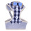 Breathable Polyester Mesh Cat Harness Pettal Pulling Rope M Blue 3