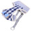 Breathable Polyester Mesh Cat Harness Pettal Pulling Rope M Blue 5