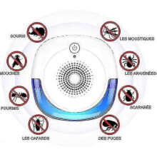 Ultrasonic Pest Repeller Set Of 4, Electric Indoor Insect Repellent Device, Anti Pest Repellent Mosquito Cockroaches Flies Mice, Safe And Non-toxic C