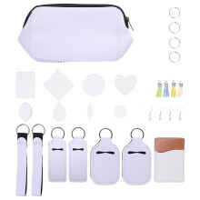 2 sets wärmefolien zubehör sublimation schminktasche bastelmaterial