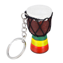 3- . afrikanische Trommel Schlüsselanhänger Set, Schlüsselring Deko