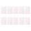 20 transparente rosa -Jelly Klebestreifen, doppelseitig 6