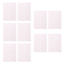 20 transparente rosa -Jelly Klebestreifen, doppelseitig