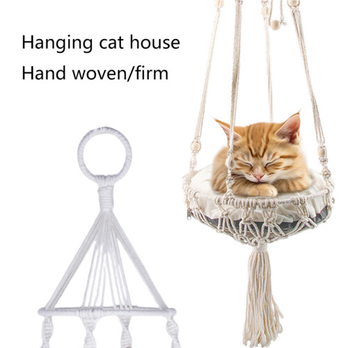 Cats Hammock Bed for Small Kitten Balcony Hanging Bed Crochet 1