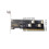 PCIE X16 to 4-Port SFF-8654 Expansion Card Computer Desktop RAID 2