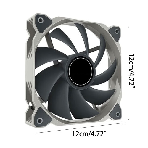 3Pcs 120mm Computer Fan Coolers PWM 4PIN PC Computer Cooling 2