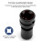 Impact Adapter Square Socket Adapter 1/4" Hex Shank to 1/2" 5