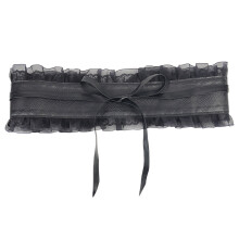 Women Stretch Belt Black Versatile Sexy Under Bust Corset