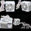 650W Power Supply Computer Power 12V 120mm PC Chassis Power 4