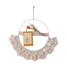 Handmade Dream Catchers Woven Wall Decoration Round Tassels