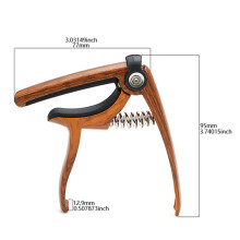 4 in 1 Guitar Capo with Pin Puller for Acoustic Electric Guitars, Bass, Ukulele