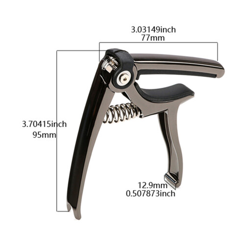 4 in 1 Guitar Capo with Pin Puller, String Cutter Design for 6 2