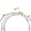12Pcs Folk Guitar String Acoustic Guitar Strings for 12 String 5