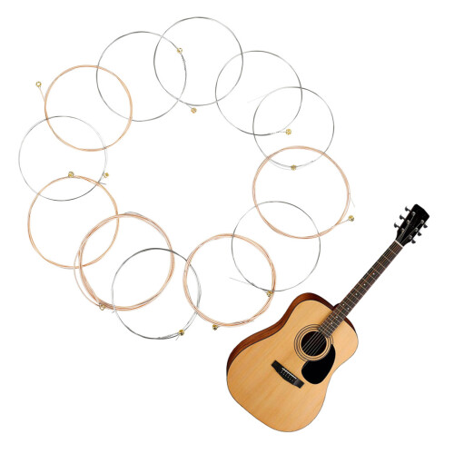 12Pcs Folk Guitar String Acoustic Guitar Strings for 12 String 1