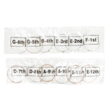 12Pcs Folk Guitar String Acoustic Guitar Strings for 12 String
