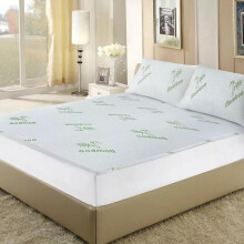 (4FT Small Double, 4 CM) Bamboo Memory Foam Mattress Topper 2cm or 4cm Ultra Soft Memory Foam Bed Mattress Toppers Single Double King Super King Sizes Available Bamb