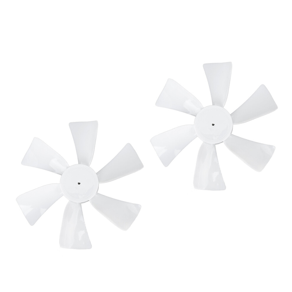 Pair Of 6 Inch Rv Vent Fan Blades High Efficiency Roof Vent Fan White 8211349319650