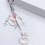 Shell Pendant Bead Keychain Ocean Inspired Strap Lanyard Bead 6