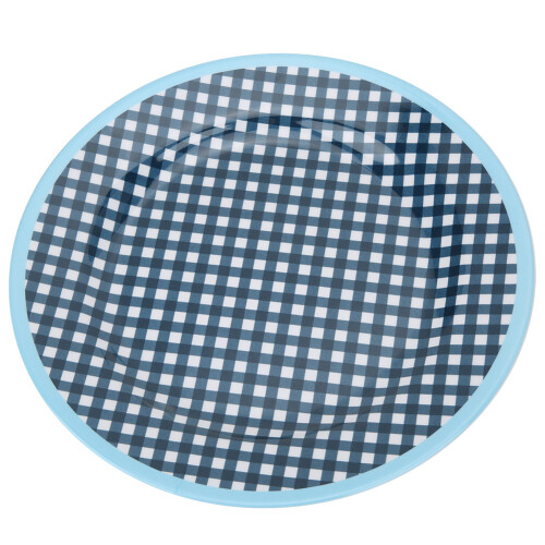 Hotel & Home Use 22cm Round Ceramic Plate - Elegant Dining Flat Dish 1