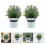 4 stk künstl Bonsai- , Topfpflanze, simulierte 9