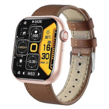 (unisex, Gold Brown) F57 Smart Watch 1.9 inch Bluetooth Call Blood Glucose Siri Voice Assistant Blood Oxygen Sport Smartwatch 2025