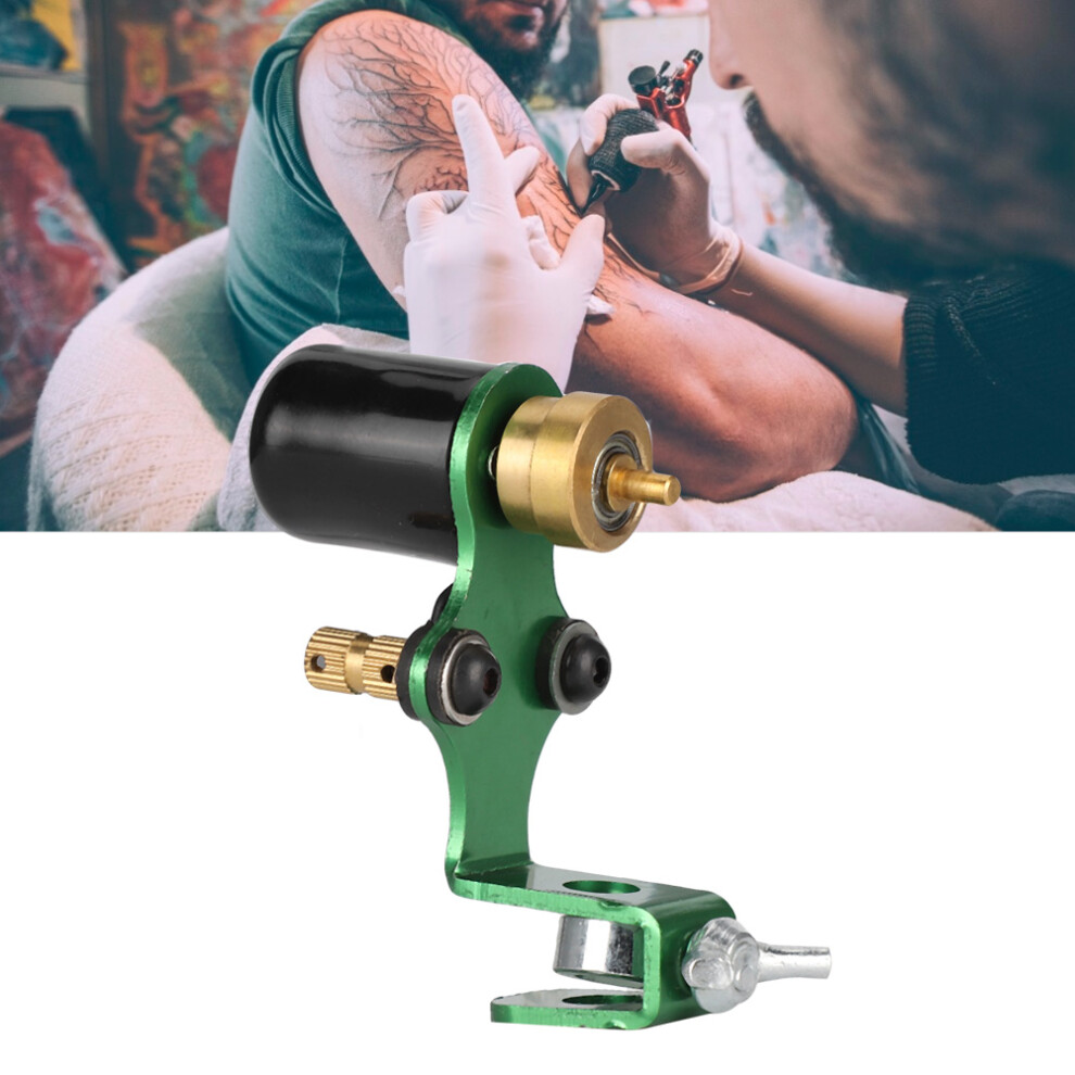 Green Alloy Liner Shader Rotary Tattoo Machine 6-8V,