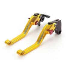 (Short Gold) For KYMCO MY ROAD 700 CNC Motorcycle Brake Clutch Lever 3D Motorbike Brake Lever Handle Accessories Grips 2025